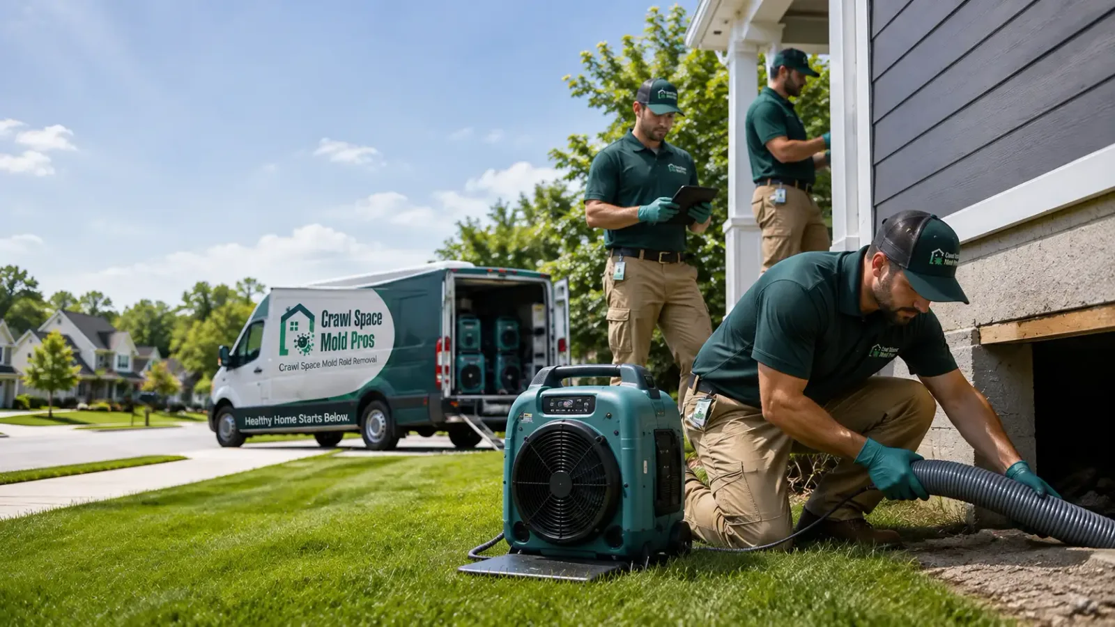 Crawl Space Mold Removal in Hoopa, CA